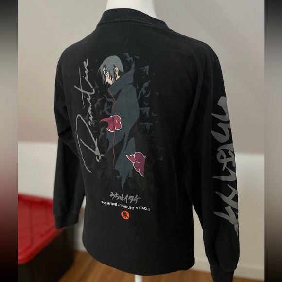 Primitive x Naruto Crows Black Long Sleeve T-Shirt - Picture 4 of 7